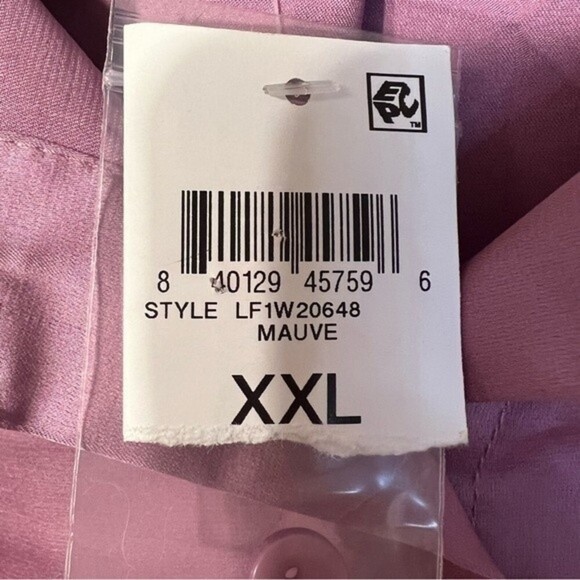And Now This Button Down Silky Boxy Fit Blouse Top Party Event Size XXL NWT - Picture 6 of 11